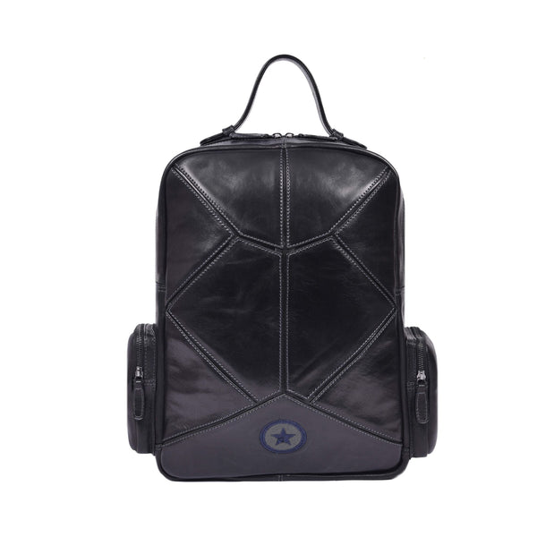 Luxury Black Leather Laptop Backpack – Minimal & Modern - Aaron Leather Goods