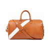 Luxury Leather Duffle Bag with Top Handles & Shoulder Strap - Aaron Leather Goods