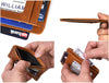 Utrera Leather Credit Card Holder - Caramel Brown - Aaron Leather Goods