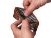 Utrera Leather Credit Card Holder - Chestnut - Aaron Leather Goods