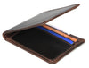 Osuna Mens Leather Wallet - Walnut Brown - Aaron Leather Goods