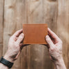 Osuna Mens Leather Wallet - Chestnut - Aaron Leather Goods
