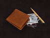 Osuna Mens Leather Wallet - Chestnut - Aaron Leather Goods