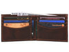 Montilla Leather Bifold Mens Wallet - Walnut Brown - Aaron Leather Goods