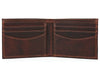Montilla Leather Bifold Mens Wallet - Walnut Brown - Aaron Leather Goods