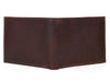 Cuenca Leather Bifold Mens Wallet - Walnut Brown - Aaron Leather Goods