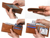 Cuenca Leather Bifold Mens Wallet - Chestnut - Aaron Leather Goods