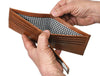 Cuenca Leather Bifold Mens Wallet - Chestnut - Aaron Leather Goods