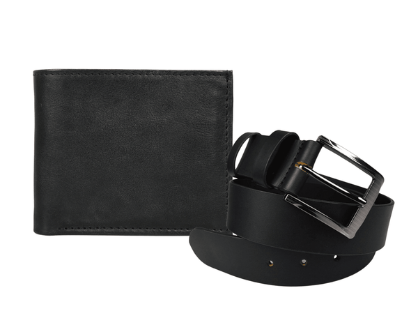 Chandler Leather Belt & Wallet Gift Combo - Aaron Leather Goods