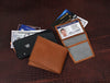 Telde Leather Bifold Mens Wallet - Caramel Brown - Aaron Leather Goods