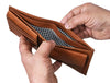 Telde Leather Bifold Mens Wallet - Caramel Brown - Aaron Leather Goods