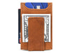 Sestao Leather Minimalist Money Clip Wallet -Chestnut - Aaron Leather Goods