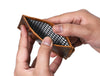 Sestao Leather Minimalist Money Clip Wallet - Caramel Brown - Aaron Leather Goods