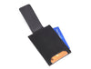 Sestao Leather Minimalist Money Clip Wallet - Raven Black - Aaron Leather Goods