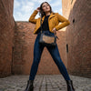 Madison Ladies Handmade Bag - Raven Black - Aaron Leather Goods Inc