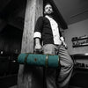 Malaga Canvas Knife Roll - Pine Green - Aaron Leather Goods Inc