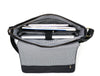 Savona Leather Messenger Bag - Raven Black - Aaron Leather Goods