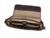 Villandry Leather Messenger Bag - Walnut Brown - Aaron Leather Goods