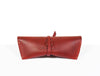 Nantes Leather Eyewear Case - Distressed Red - Aaron Leather Goods