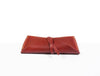 Nantes Leather Eyewear Case - Distressed Red - Aaron Leather Goods