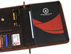 Asturias Leather Organizer - Walnut Brown - Aaron Leather Goods