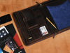 Asturias Leather Organizer - Walnut Brown - Aaron Leather Goods