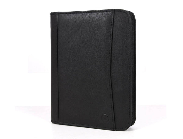 Austin Leather Organizer - Raven Black - Aaron Leather Goods