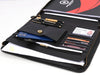 Austin Leather Organizer - Raven Black - Aaron Leather Goods