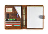 Burgos Leather Organizer - Caramel Brown - Aaron Leather Goods