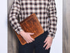 Burgos Leather Organizer - Caramel Brown - Aaron Leather Goods