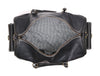 Pamplona Leather Duffle bag - Raven Black - Aaron Leather Goods Inc