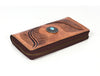 Paso Hand Tooled Leather Clutch - Caramel Brown - Aaron Leather Goods Inc