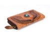 Paso Hand Tooled Leather Clutch - Caramel Brown - Aaron Leather Goods Inc