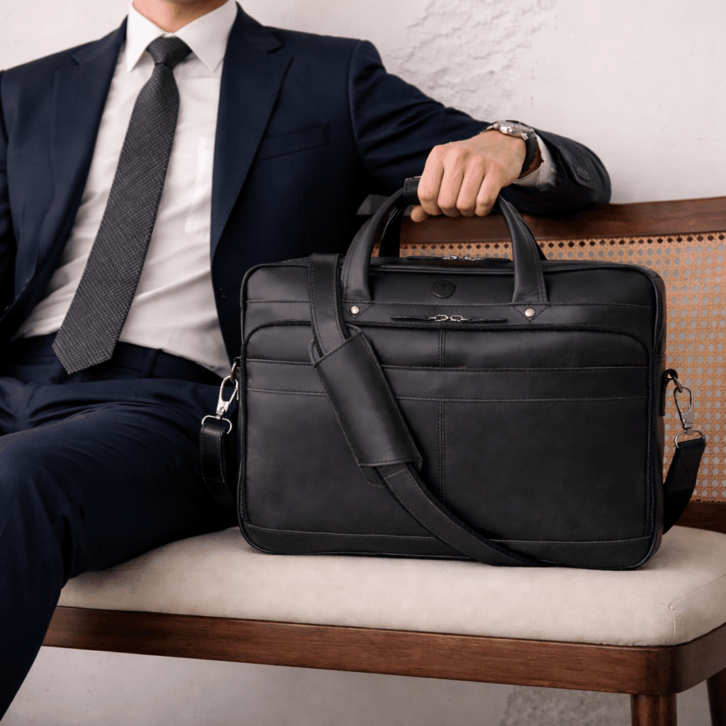best mens executive laptop bag for business travel Augus Genuine Leather Briefcase men, Bag, Black one womens leather travel bag featuring refined design for stylish women of any agethats our 10X The Ultimate Laptop Bag: My