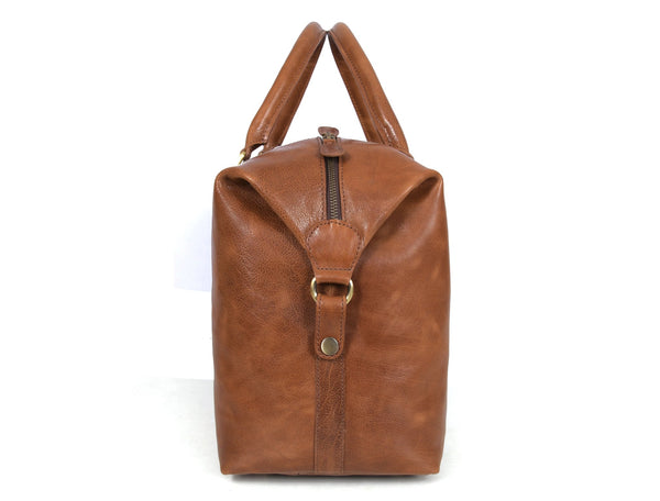 Premium Full-Grain Leather Weekender Duffel Bag for Travel & Business | 22 Inch - Aaron Leather Goods Inc