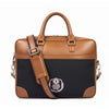 Premium Leather and Suede Office Portfolio Bag - Aaron Leather Goods