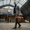 Premium Leather Briefcase Bag - Aaron Leather Goods Inc
