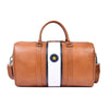 Premium Leather Classic Duffle Bag with Shoulder Strap for Travel & Gym - Aaron Leather Goods