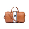 Premium Leather Classic Duffle Bag with Shoulder Strap for Travel & Gym - Aaron Leather Goods