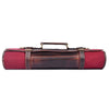 Premium Leather Chef Knife Roll – Red & Brown - Aaron Leather Goods