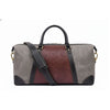 Stylish Canvas and Leather Weekender Travel Bag - Aaron Leather Goods