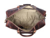 Bolzano Leather Duffle Bag - Walnut Brown - Aaron Leather Goods