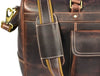 Bolzano Leather Duffle Bag - Walnut Brown - Aaron Leather Goods
