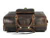 Bolzano Leather Duffle Bag - Walnut Brown - Aaron Leather Goods