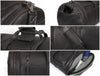 Cordoba Leather Barrel Bag - Raven Black - Aaron Leather Goods