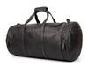 Cordoba Leather Barrel Bag - Raven Black - Aaron Leather Goods