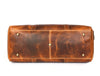 Arezzo Leather Overnight Bag - Caramel Brown - Aaron Leather Goods