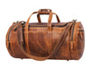 Cordoba Leather Barrel Bag - Caramel Brown - Aaron Leather Goods