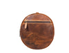 Cordoba Leather Barrel Bag - Caramel Brown - Aaron Leather Goods