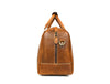 Taranto Leather Weekender Bag - Tawny Brown - Aaron Leather Goods